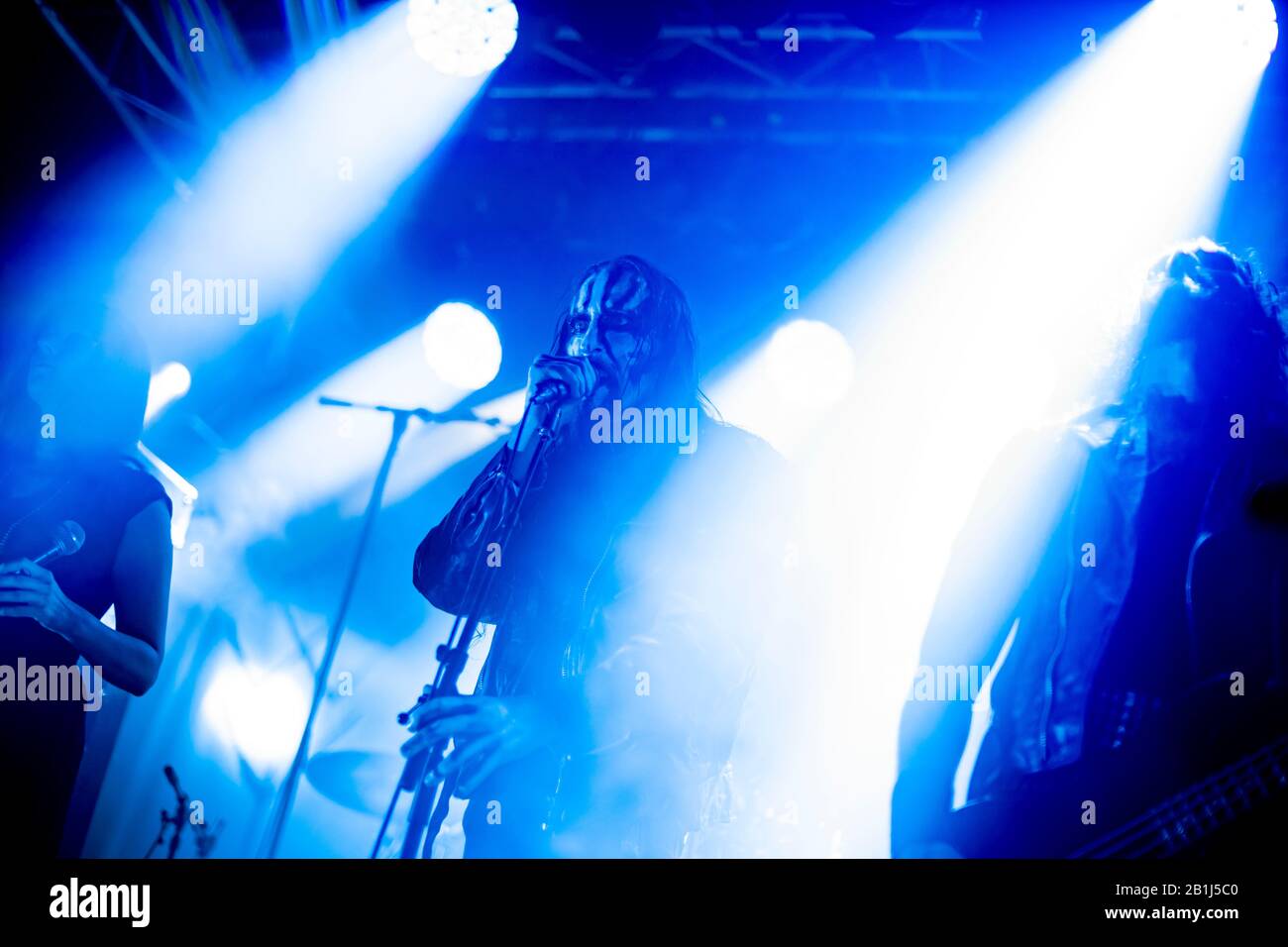 Bergen, Norway. 06th, September 2019.  The Norwegian black metal band Gaahls Wyrd performs a live concert at Det Akademiske Kvarter in Bergen. Here vocalist Gaahl is seen live on stage. (Photo credit: Gonzales Photo - Jarle H. Moe). Stock Photo