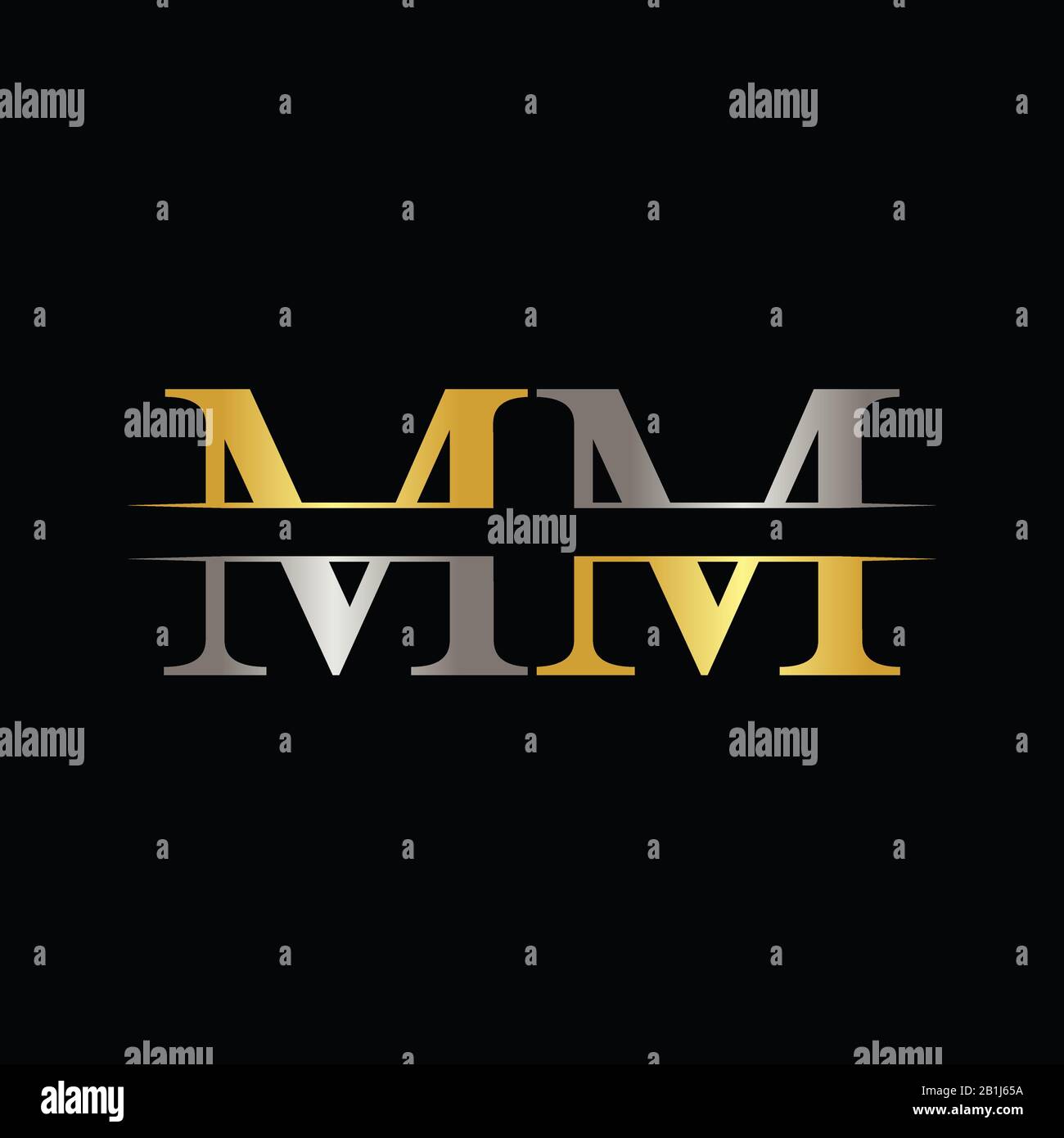 MM. Double M logo.  Branding & Logo Templates ~ Creative Market