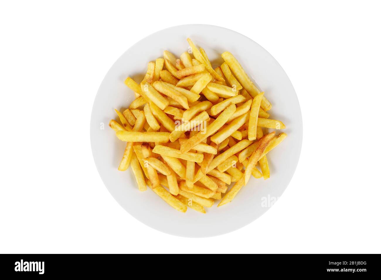 Hot appetizer French fries crispy, golden, deepfried, fried in oil