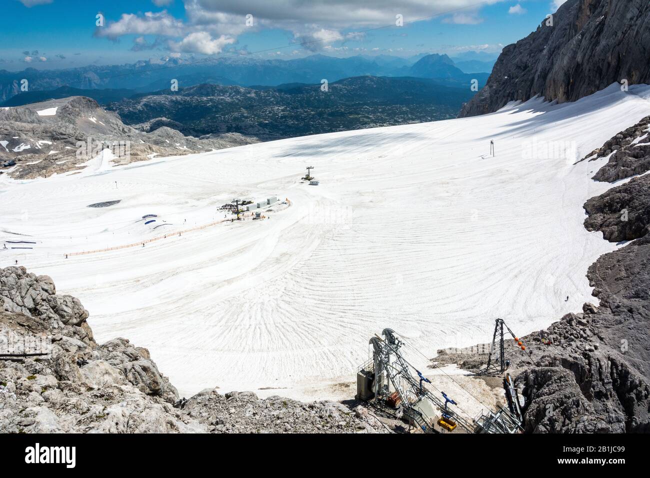 Dachstein Glacier in Austria, in summer Stock Photo - Alamy