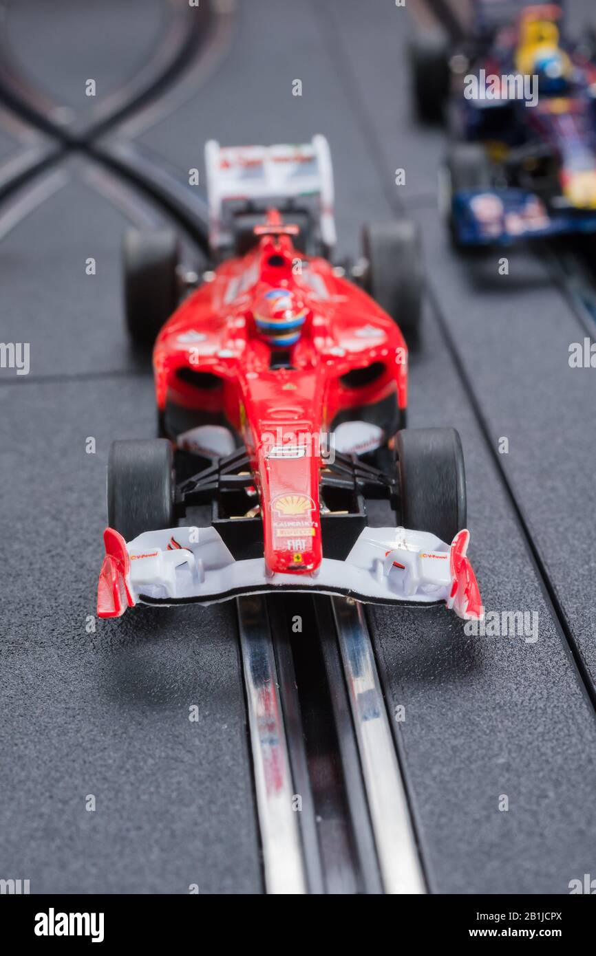 scalextric track cars