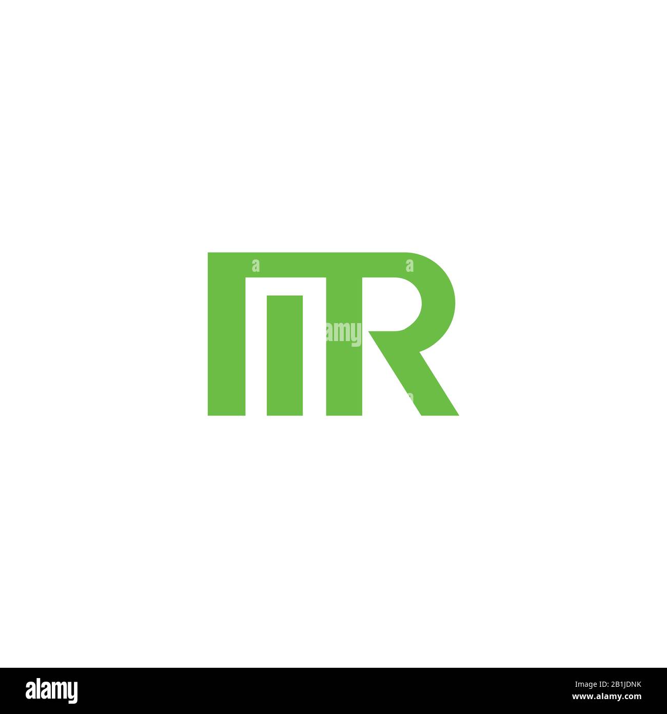 Initial letter mr or rm logo design template Stock Vector Image & Art ...