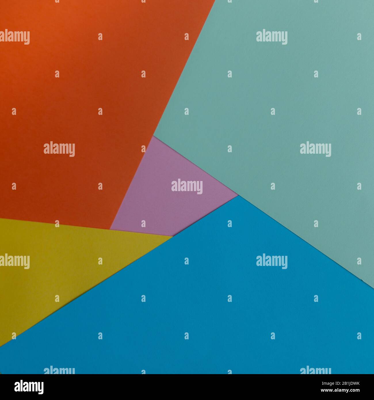Multicolored blocks with bright colors and copy space Stock Photo