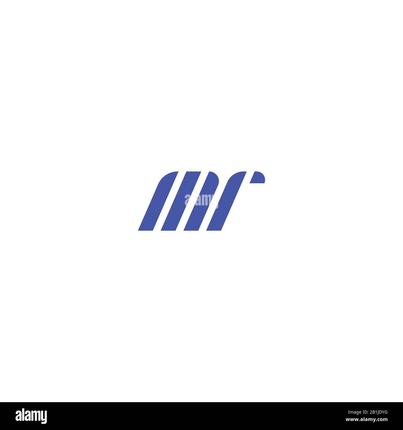 Initial letter mr or rm logo design template Stock Vector Image & Art ...