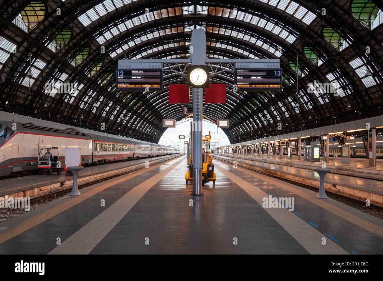 Milan Central railway station Stock Photo