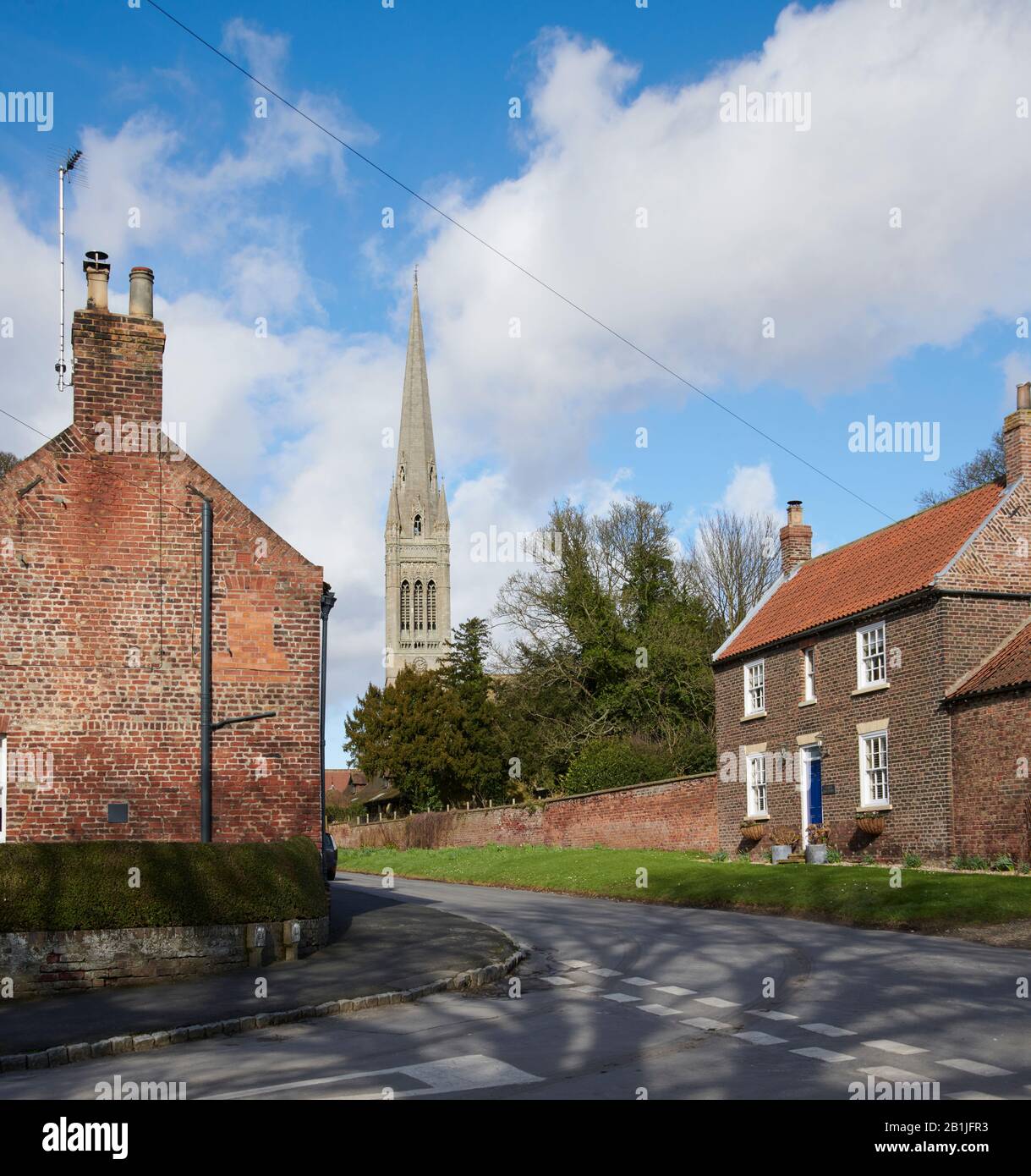 The Village of South Dalton in the East Yorkshire Wolds. England, UK