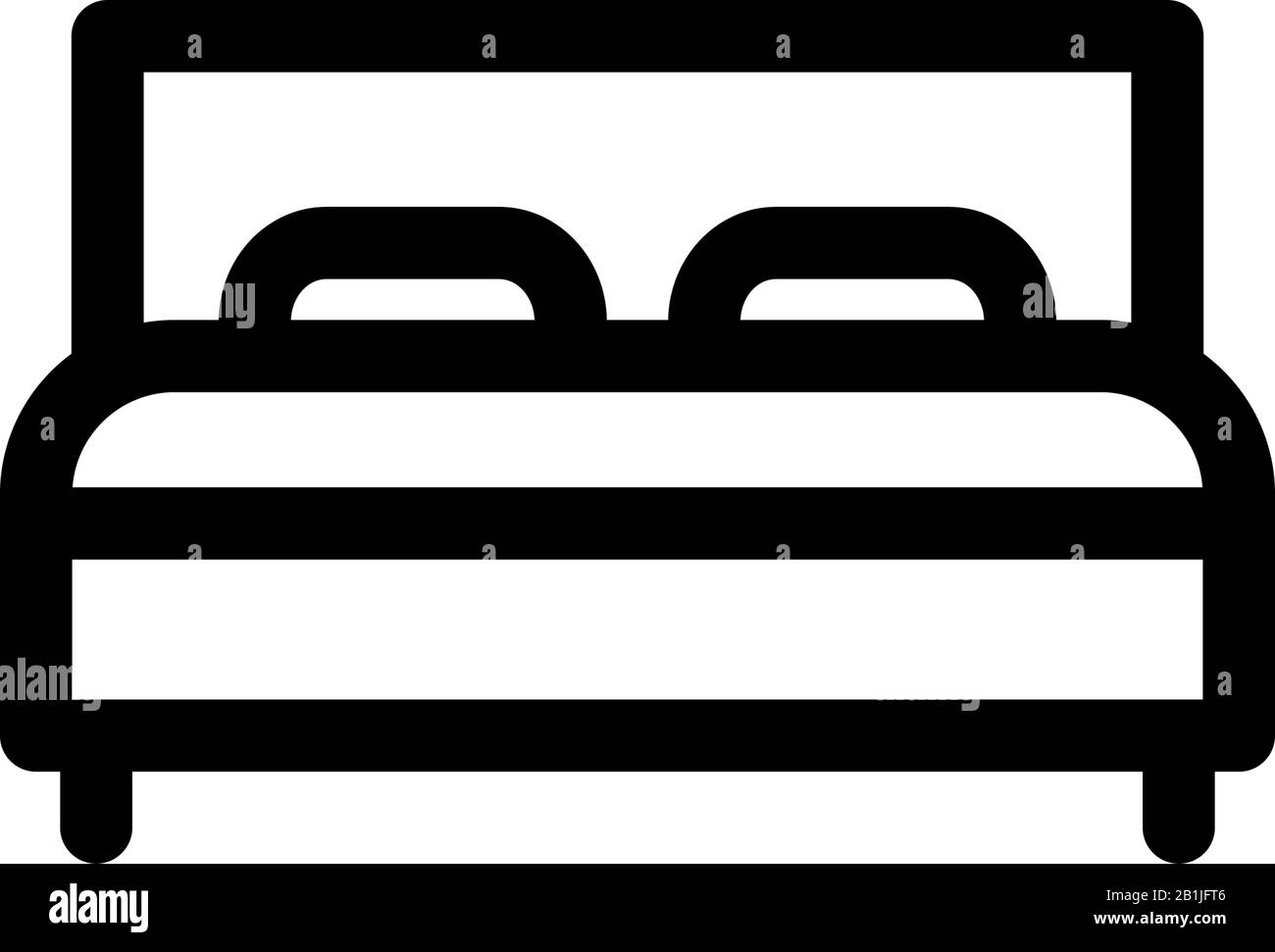 Bed icon design vector template Stock Vector Image & Art - Alamy