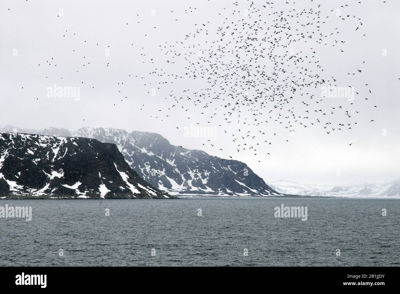 coastal landscape Spitsbergen, Norway, Svalbard Stock Photo