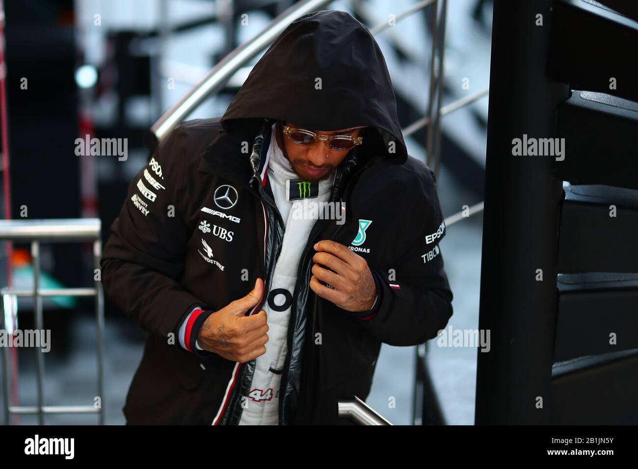 Montmelo, Spain. 26th Feb, 2020. #44 Lewis Hamilton Mercedes AMG Team F1. Formula 1 World championship 2020, Winter testing days #2 2020 Barcelona, 26-02-2020 . Photo Federico Basile/Insidefoto Credit: insidefoto srl/Alamy Live News Stock Photo