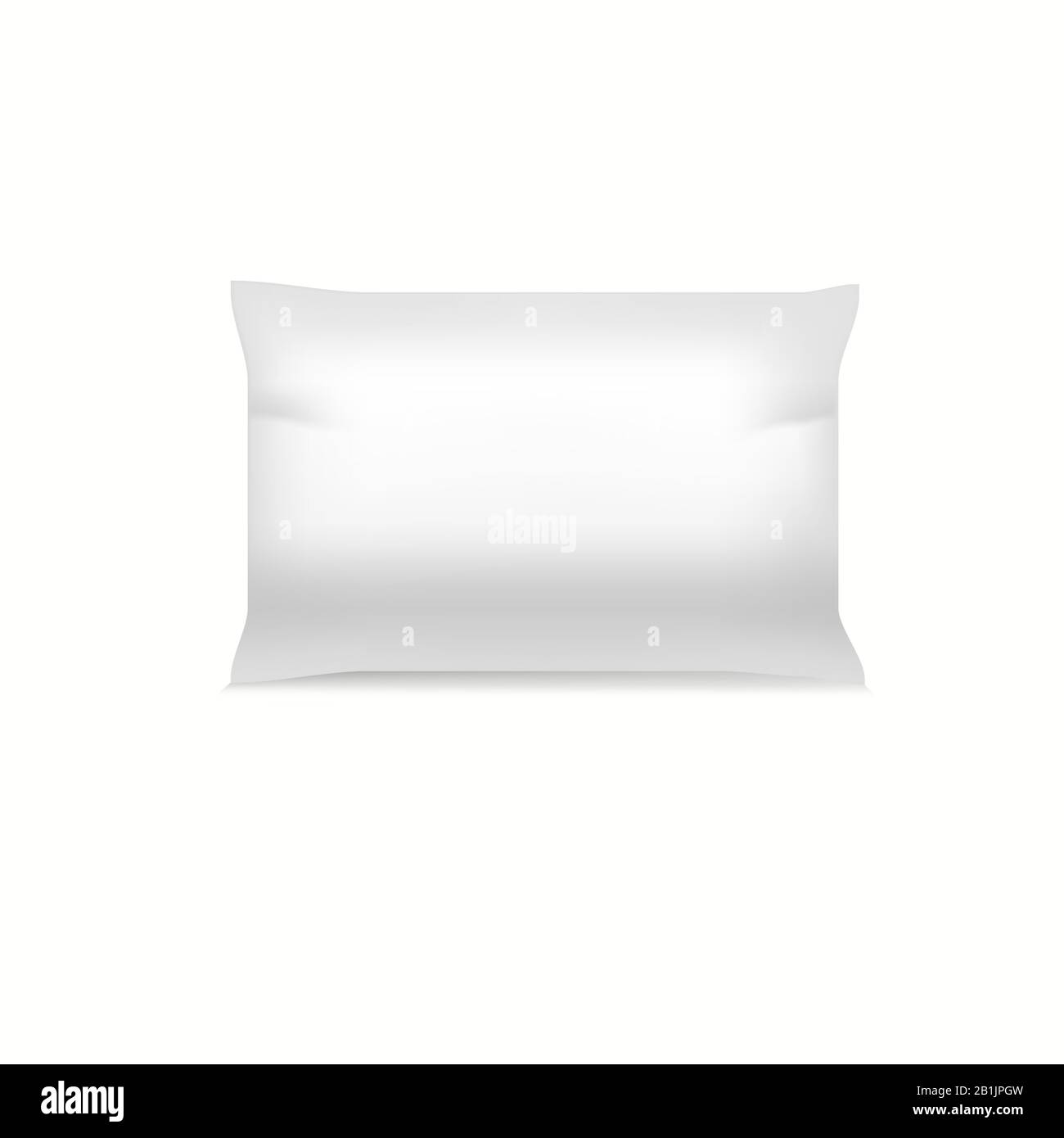 Realistic vector pillow on white Stock Vector