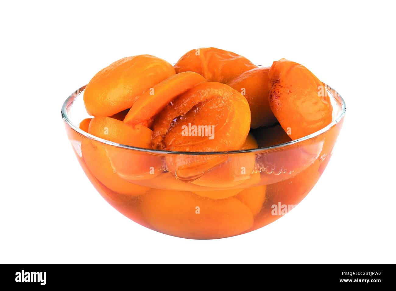 Sweet Canned apricots. Compote Stock Photo Alamy