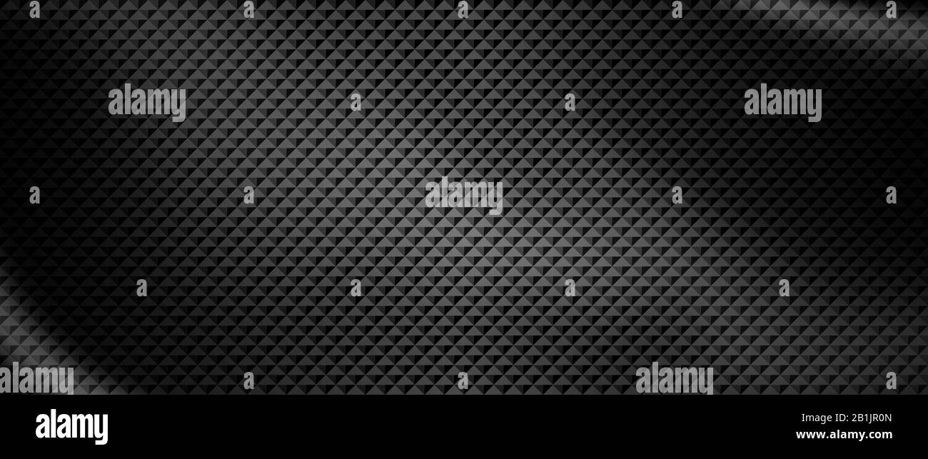 dark gray with shadow and light. metal background and texture. 3d illustration. extreme widescreen ratio. Stock Photo