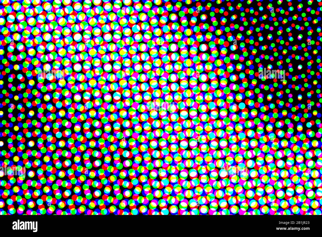 black red blue and white halftone pattern. colorful halftone background and texture. illustration. Stock Photo