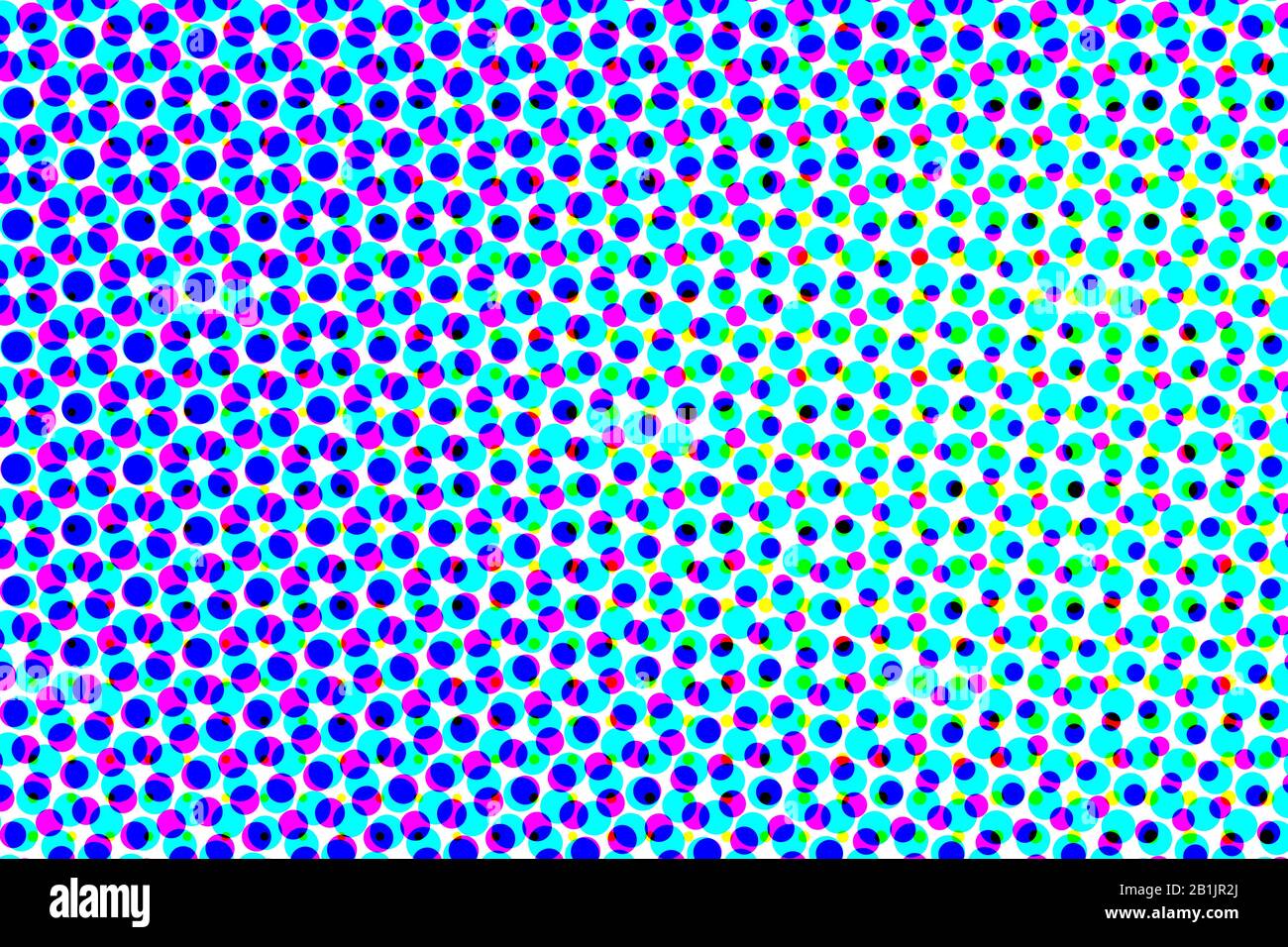 blue and purple halftone pattern. colorful halftone background and texture. illustration. Stock Photo