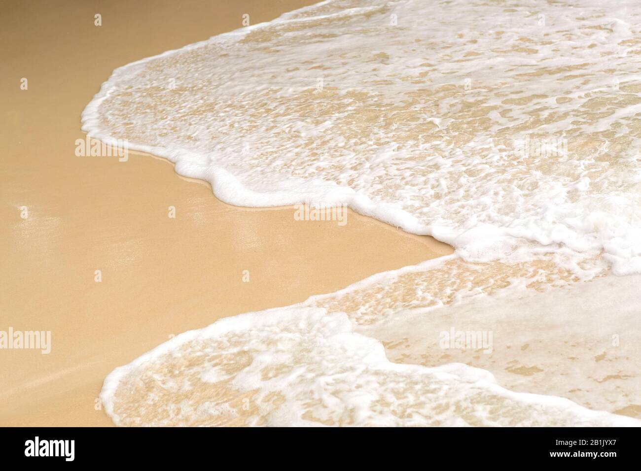 Tropical beach background with soft wave and white sand Stock Photo - Alamy