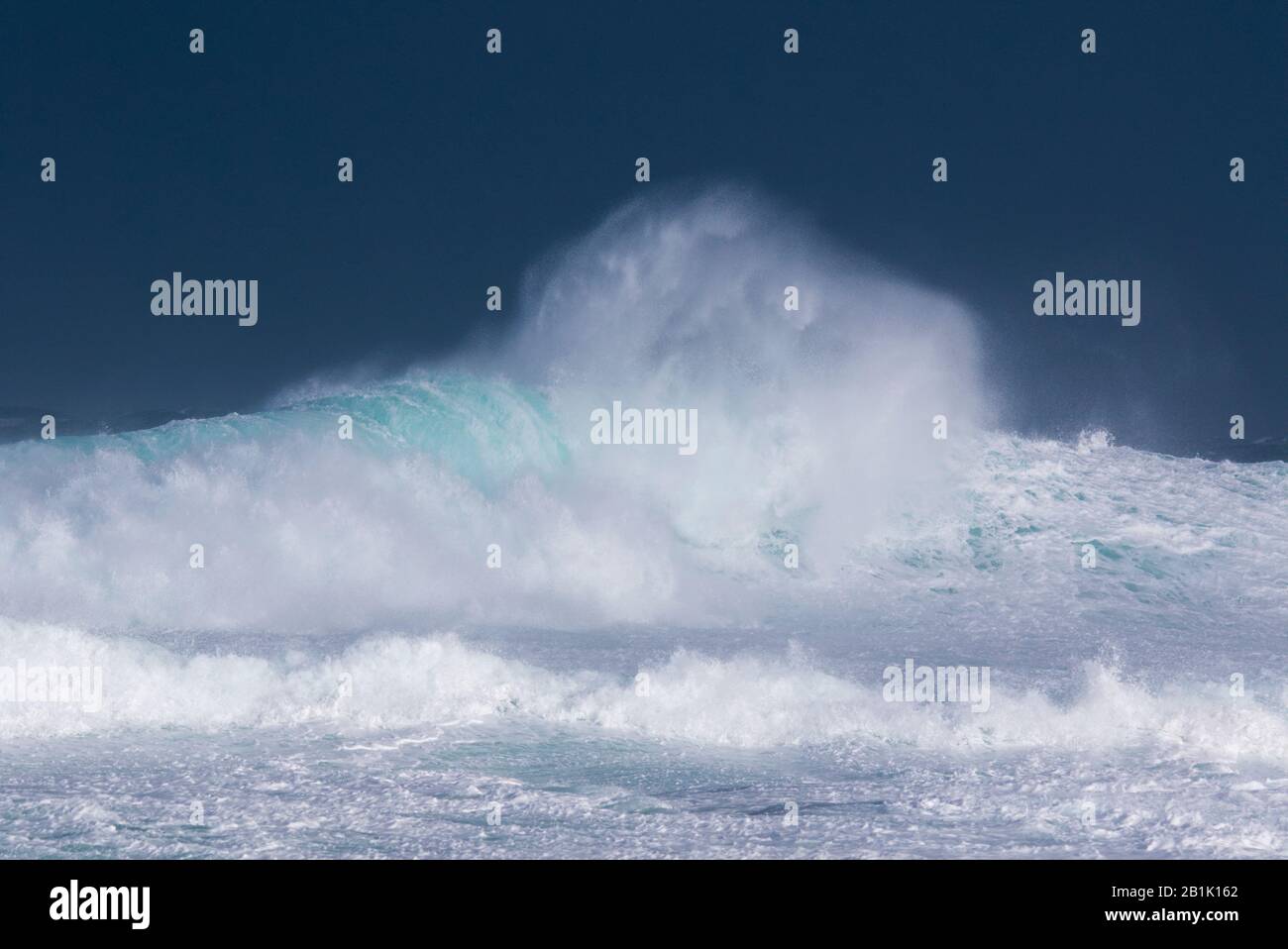 Stormy seas at Birsay, Orkney Isles Stock Photo