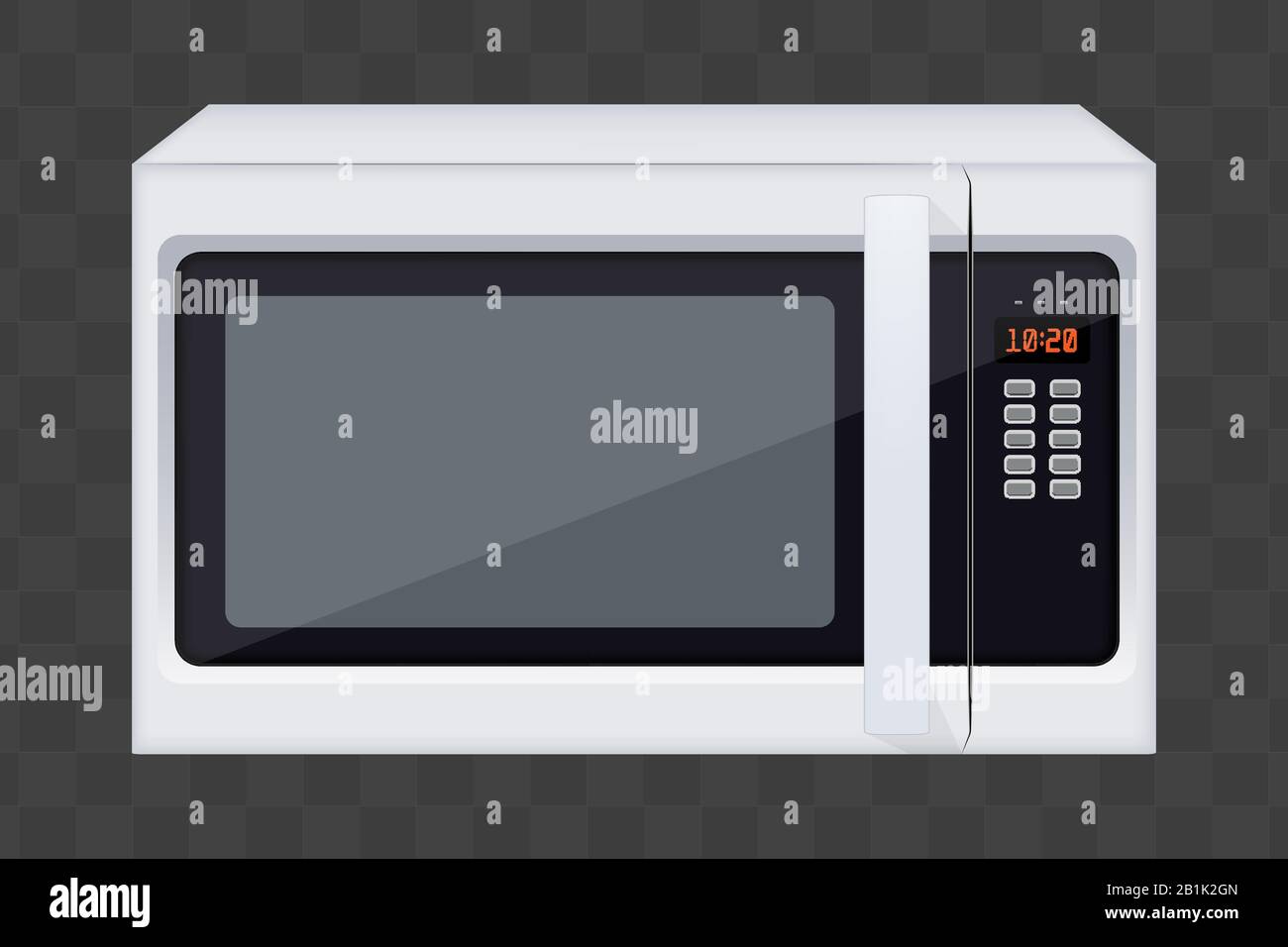 Sample Microwave Oven Stock Vector