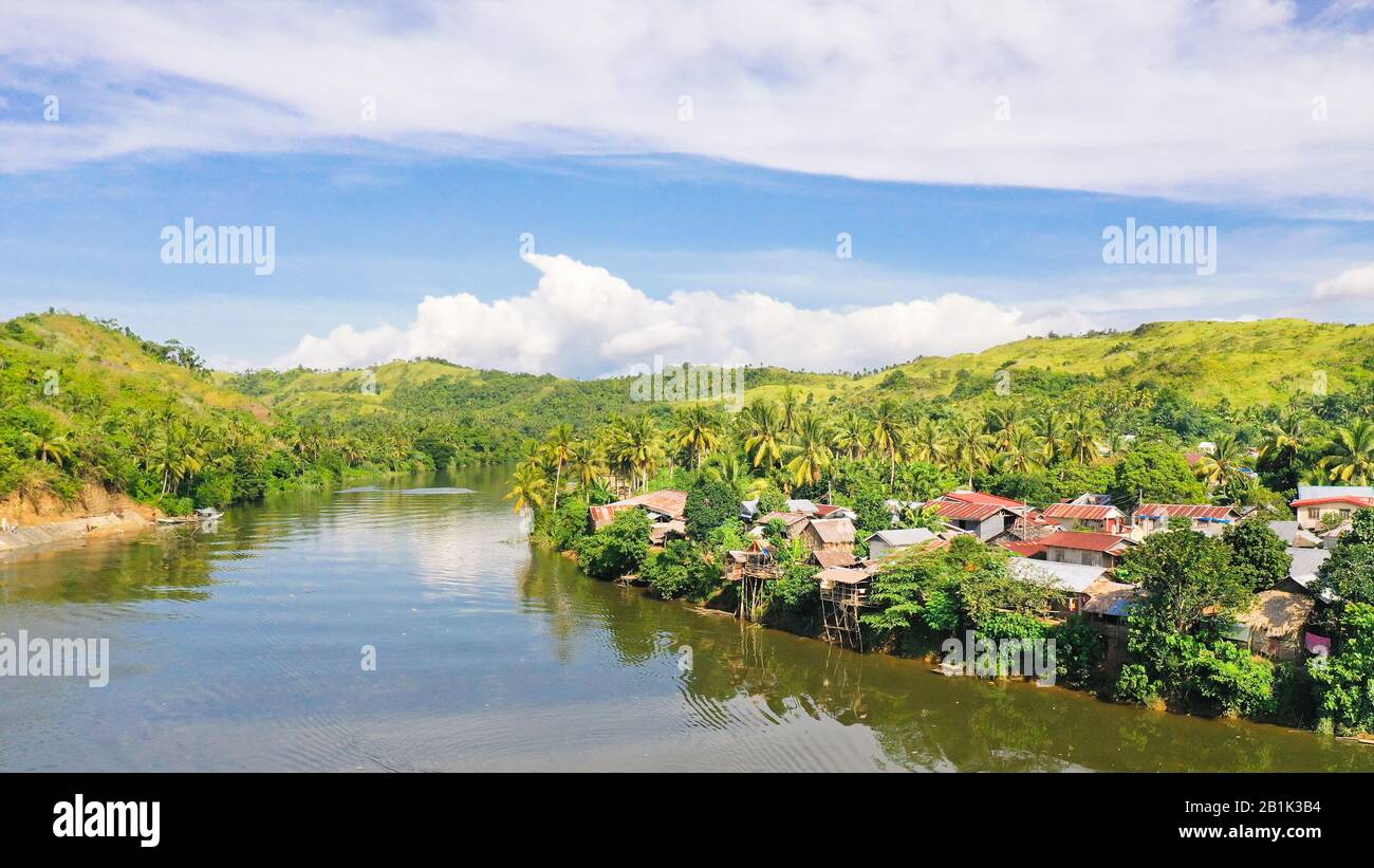 Aerial view countryside in philippines hi-res stock photography and ...