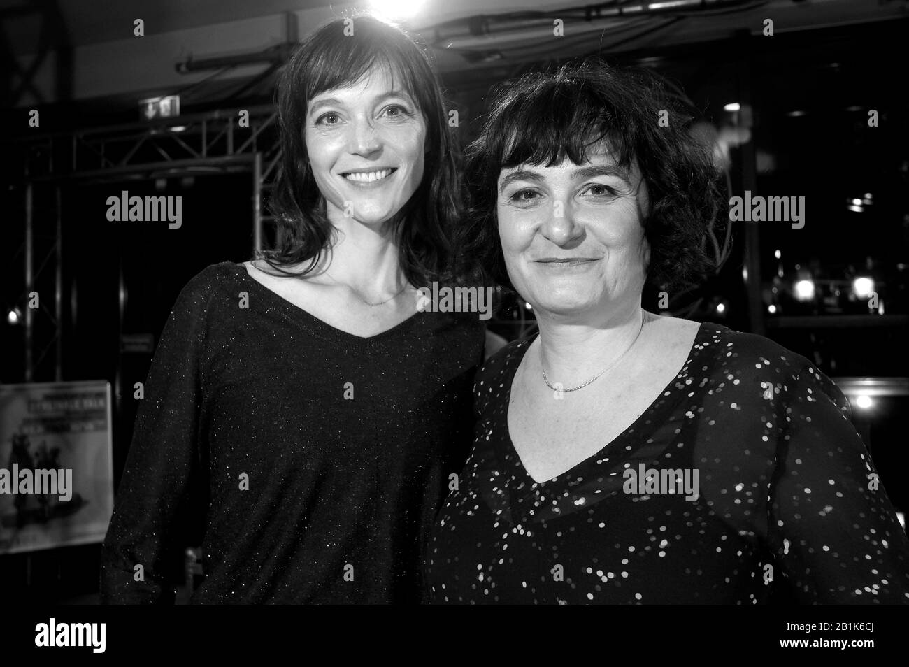 Berlin, Deutschland. 25th Feb, 2020. Veronique Reymond and Stephanie Chuat at the RadioEins Berlinale-Talk at the Berlinale 2020/70. Berlin International Film Festival in the XXLounge in the Cinemaxx. Berlin, February 25, 2020 | usage worldwide Credit: dpa/Alamy Live News Stock Photo