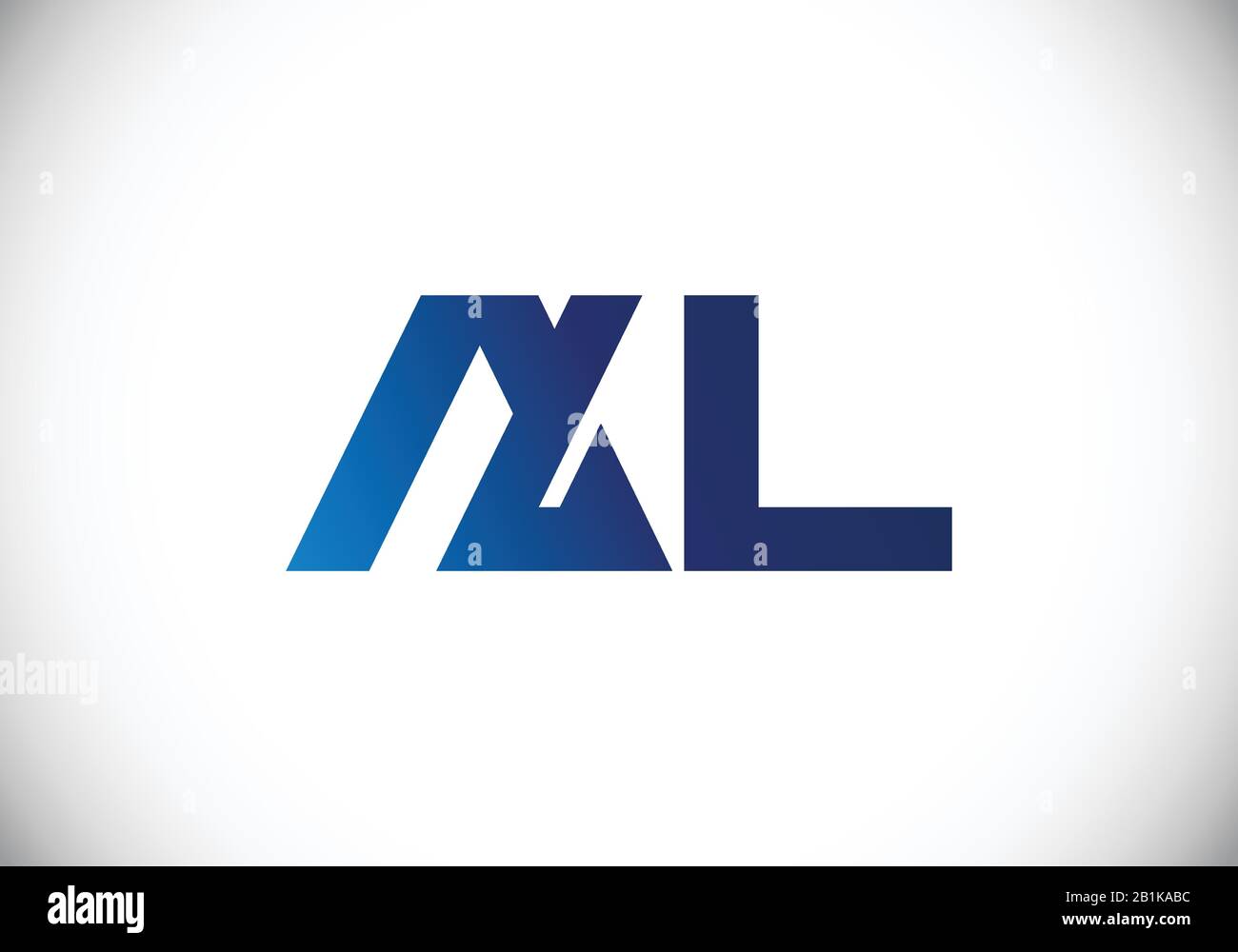 A L Initial letter logo design, Creative Modern Letters Vector Icon ...