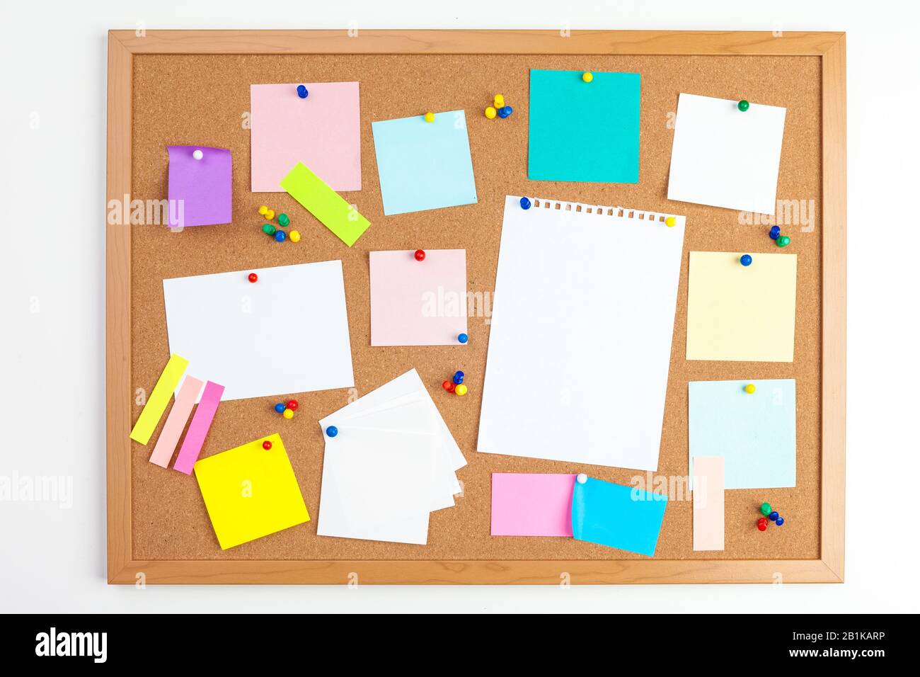 Blank note card push pin hi-res stock photography and images - Alamy