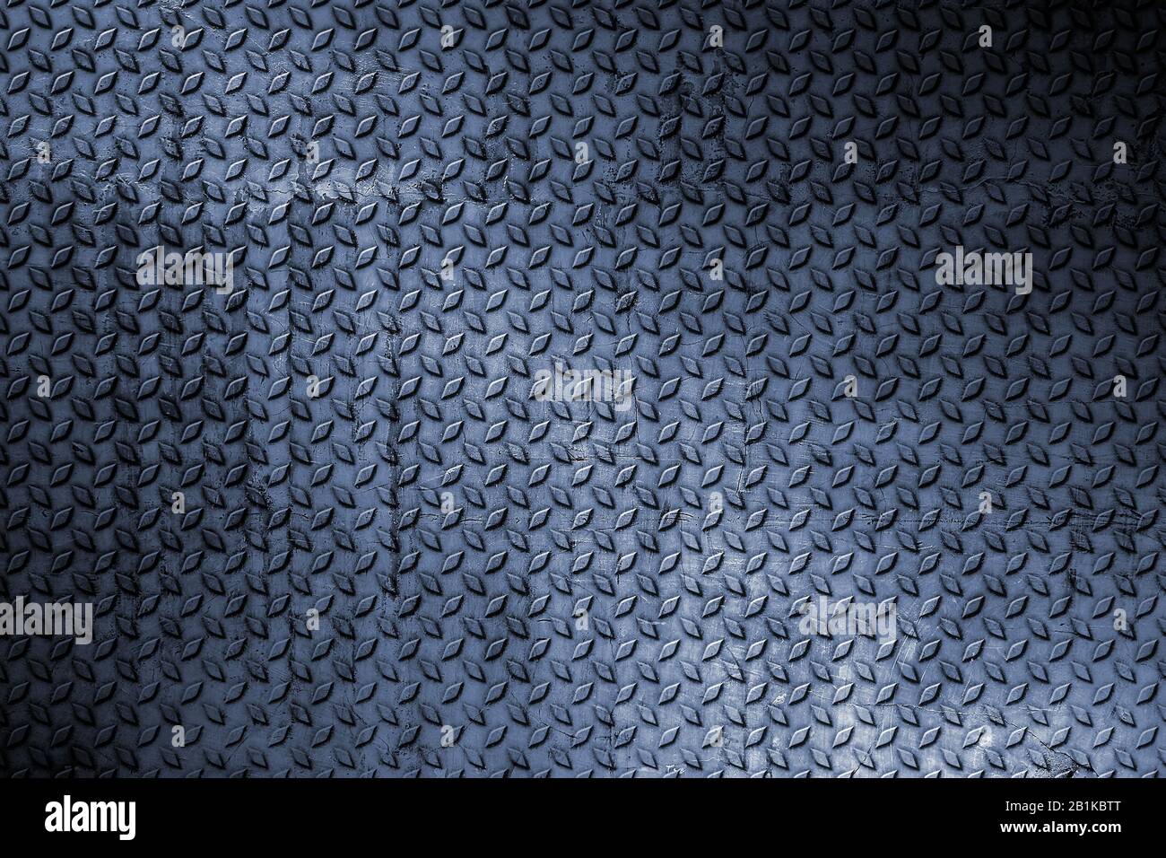 old and rust diamond plate. metal background and texture. 3d illustration design. Stock Photo