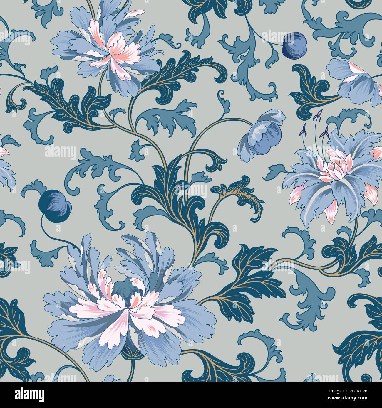 Floral pattern. Flower seamless background. Flourish ornamental garden wallpaper in retro oriental style Stock Vector Image & Art - Alamy Floral pattern. Flower seamless background. Flourish ornamental garden wallpaper in retro oriental style Stock Vector Image & Art - Alamy