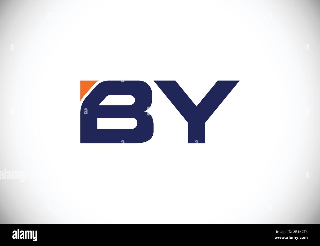 B Y Initial letter logo design, Creative Modern Letters Vector Icon ...