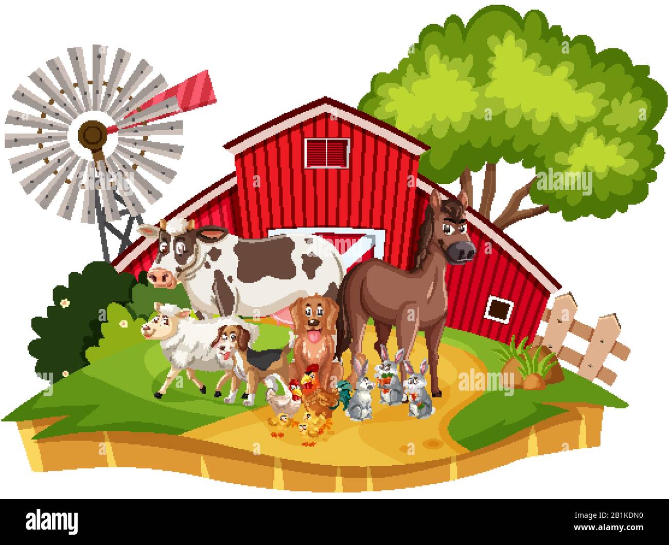 Safari Land Farm Cut Out Stock Images And Pictures Alamy