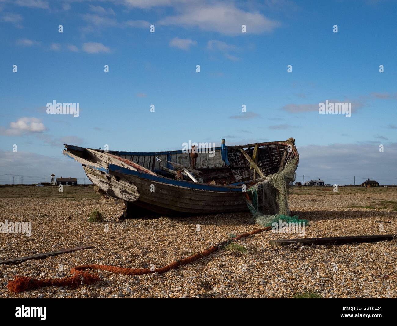 Dungeness Beach ( Kent, UK) Stock Photo