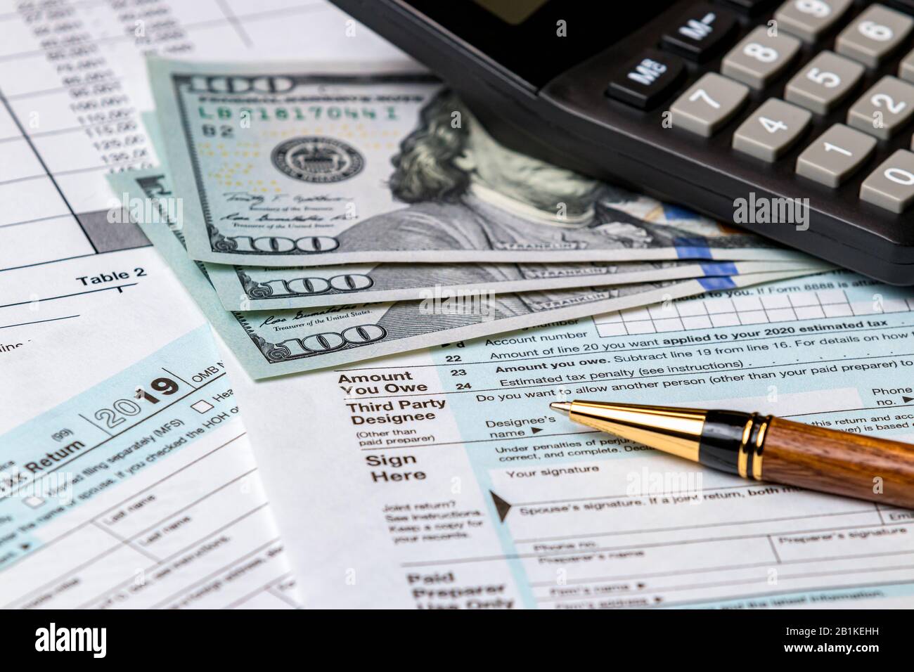 1040 2020 tax form hi-res stock photography and images - Alamy