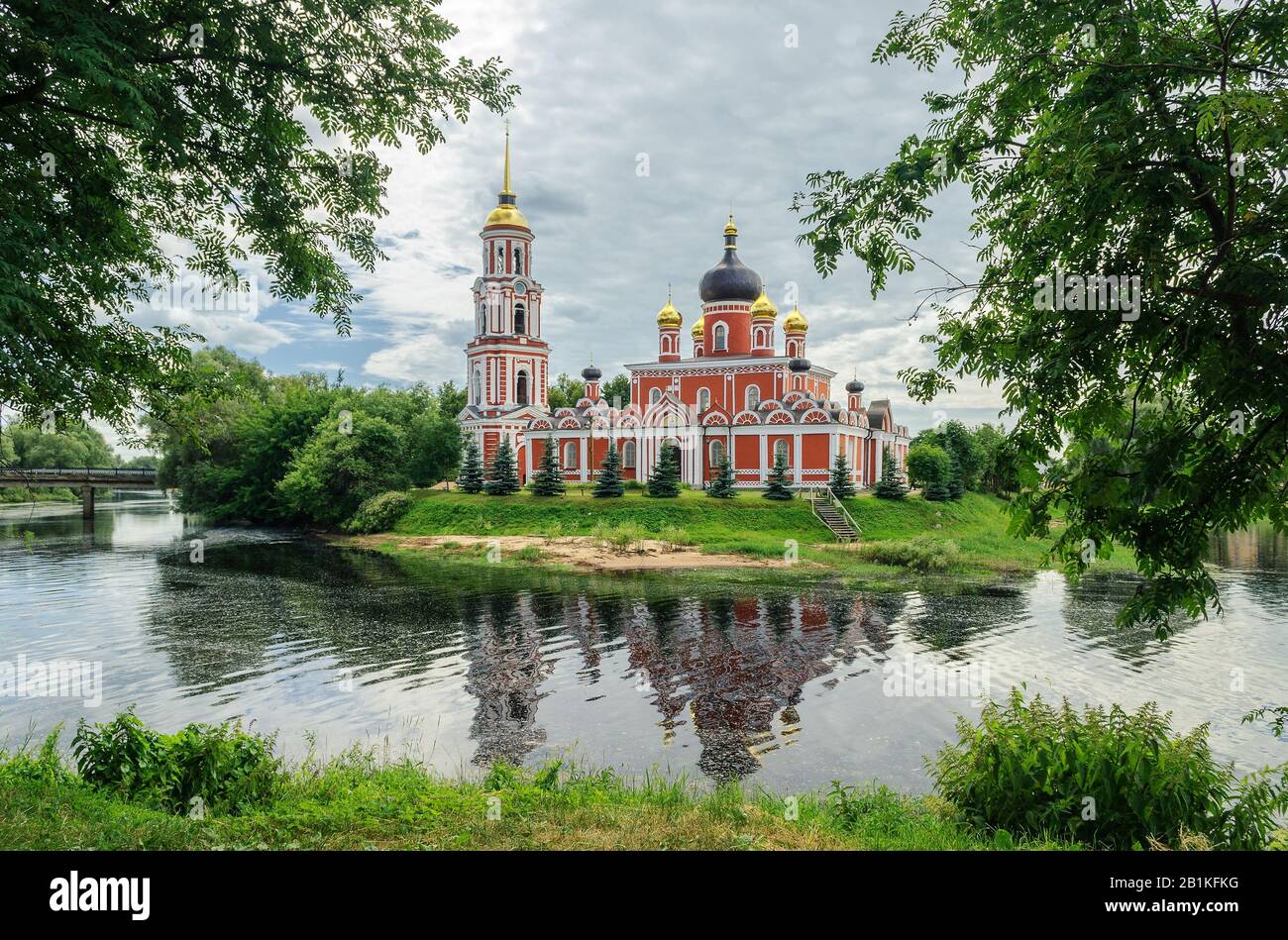 Staraya Riba Resurrection Cathedral in Staraya Russa in Russia Stock Photo - Alamy