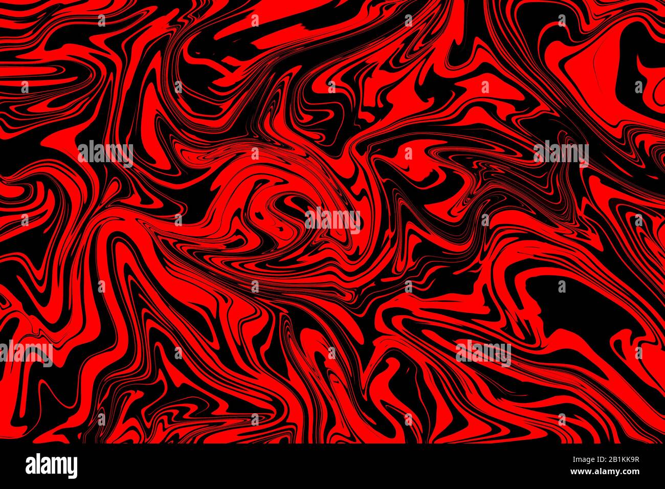 red and black liquid color. abstract background and texture. illustration  design Stock Photo - Alamy