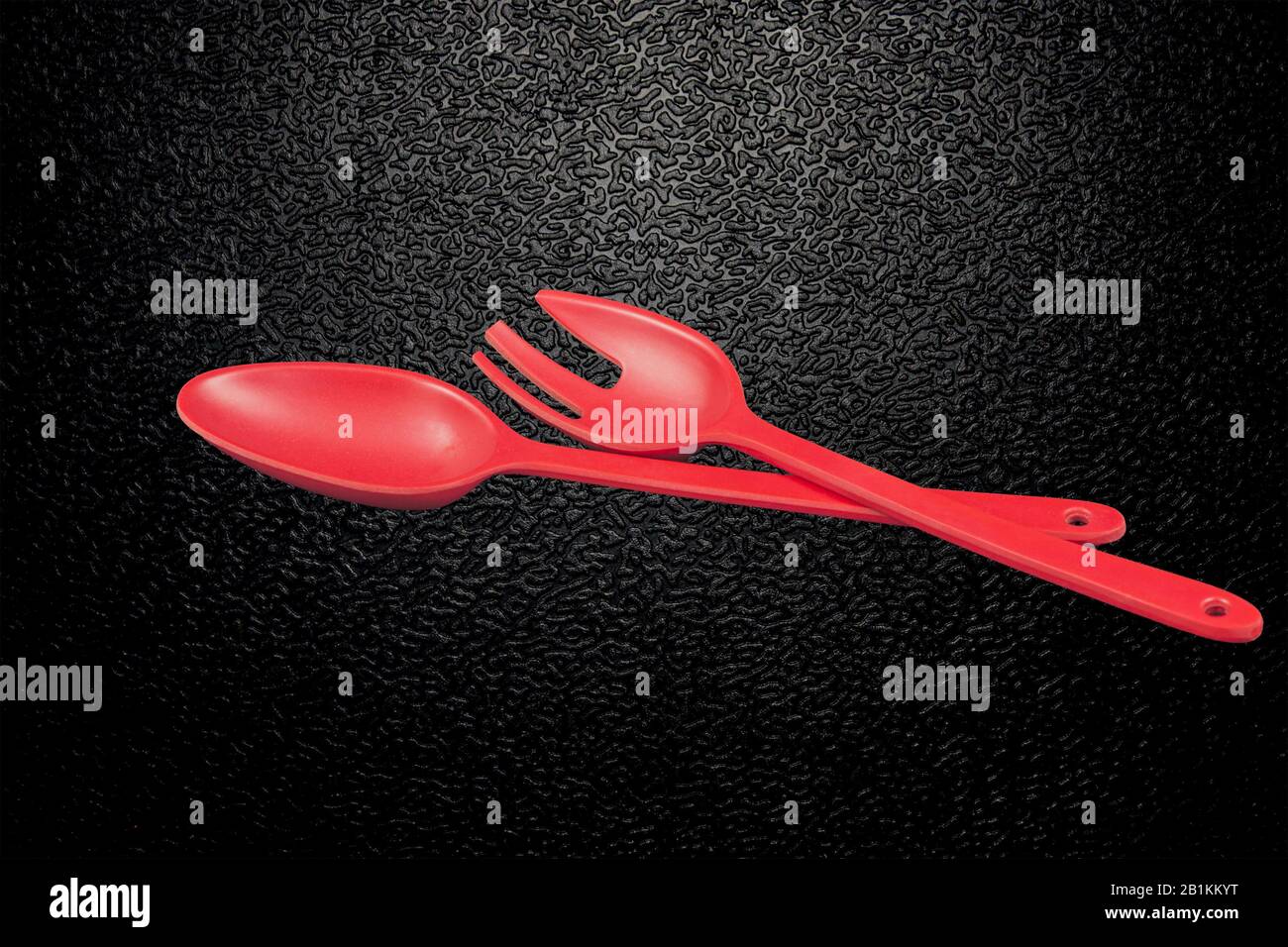 plastic salad servers Stock Photo Alamy