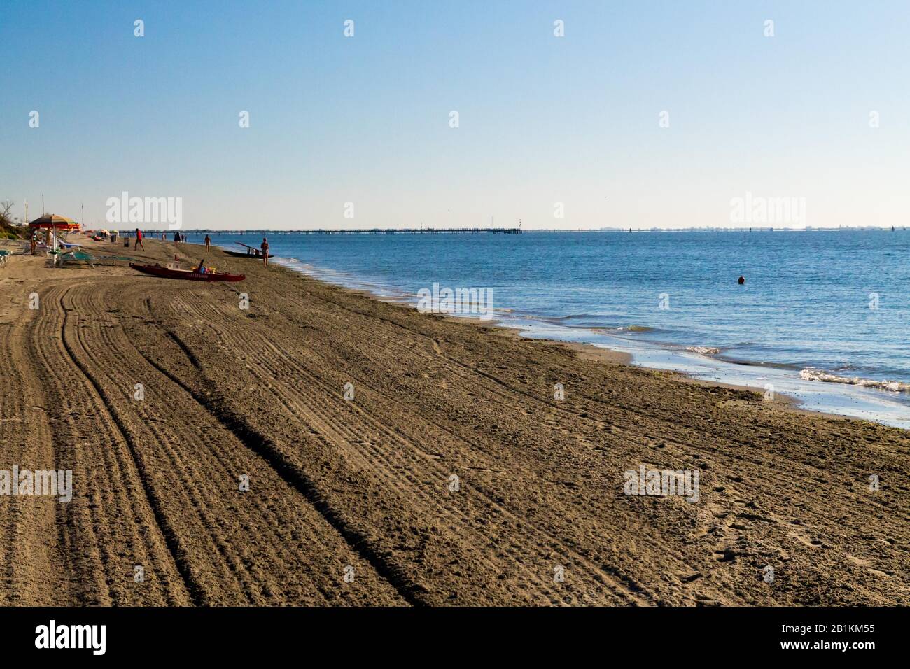 shoreline Adriatic beach Stock Photo - Alamy