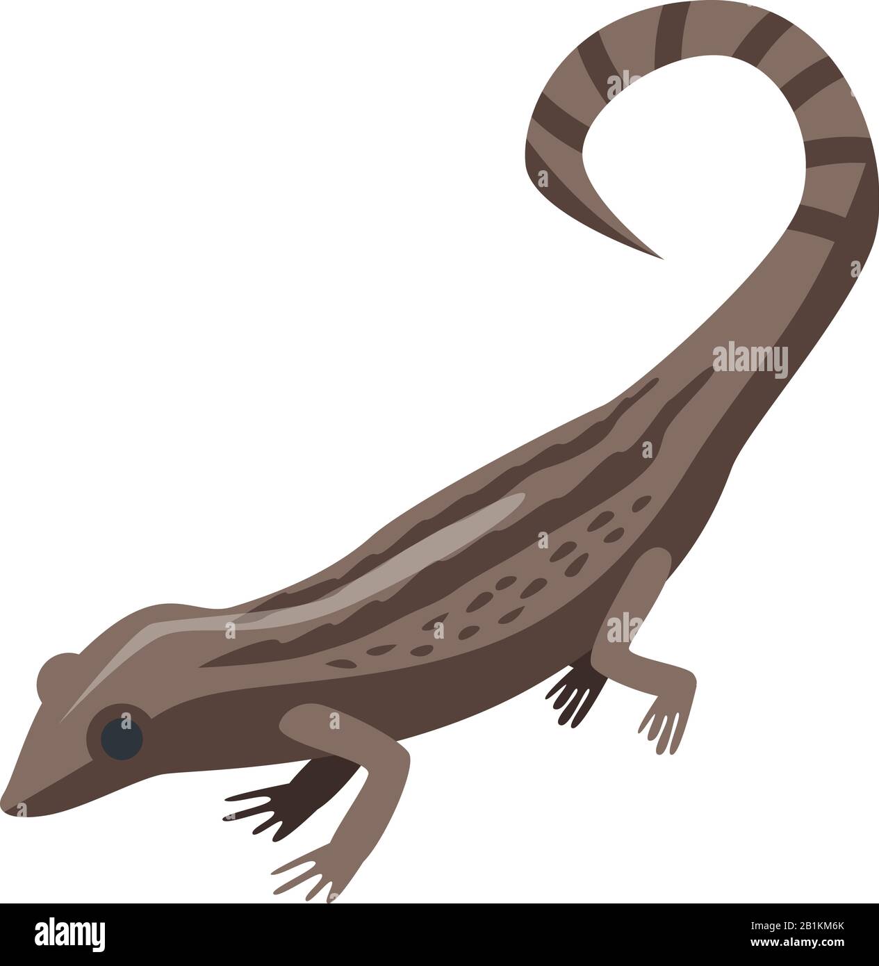 Lizard icon, isometric style Stock Vector