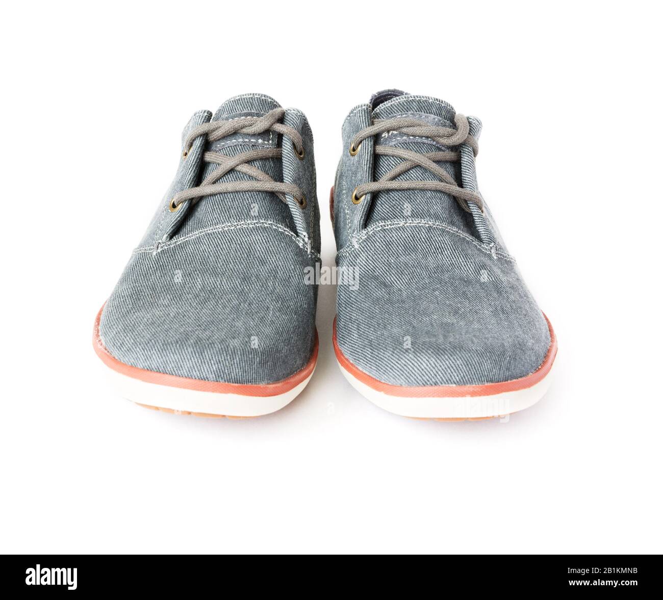 casual fabric shoes isolated Stock Photo