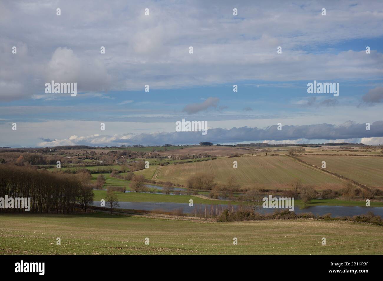 Views of Widford, Asthall and Swinbrook near Buford in Oxfordshire, UK Stock Photo
