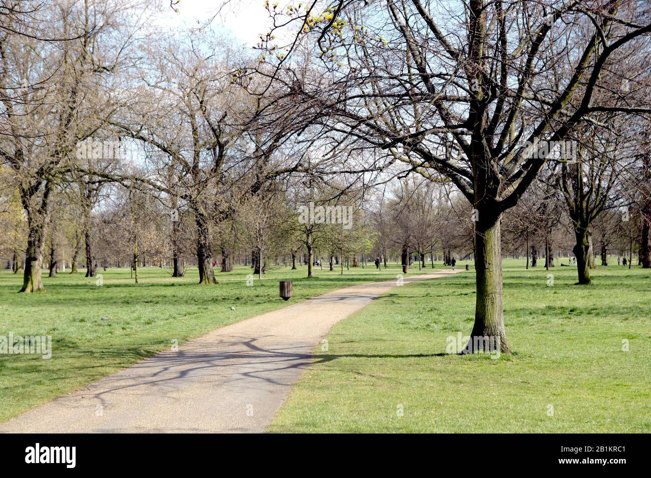 HRH Princess Diana Memorial Walk, Kensington Gardens, London, England 01.04.09 Stock Photo