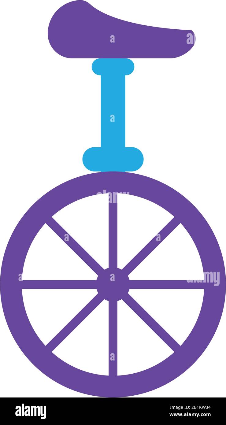 monocyle over white background, flat style icon, vector illustration Stock Vector