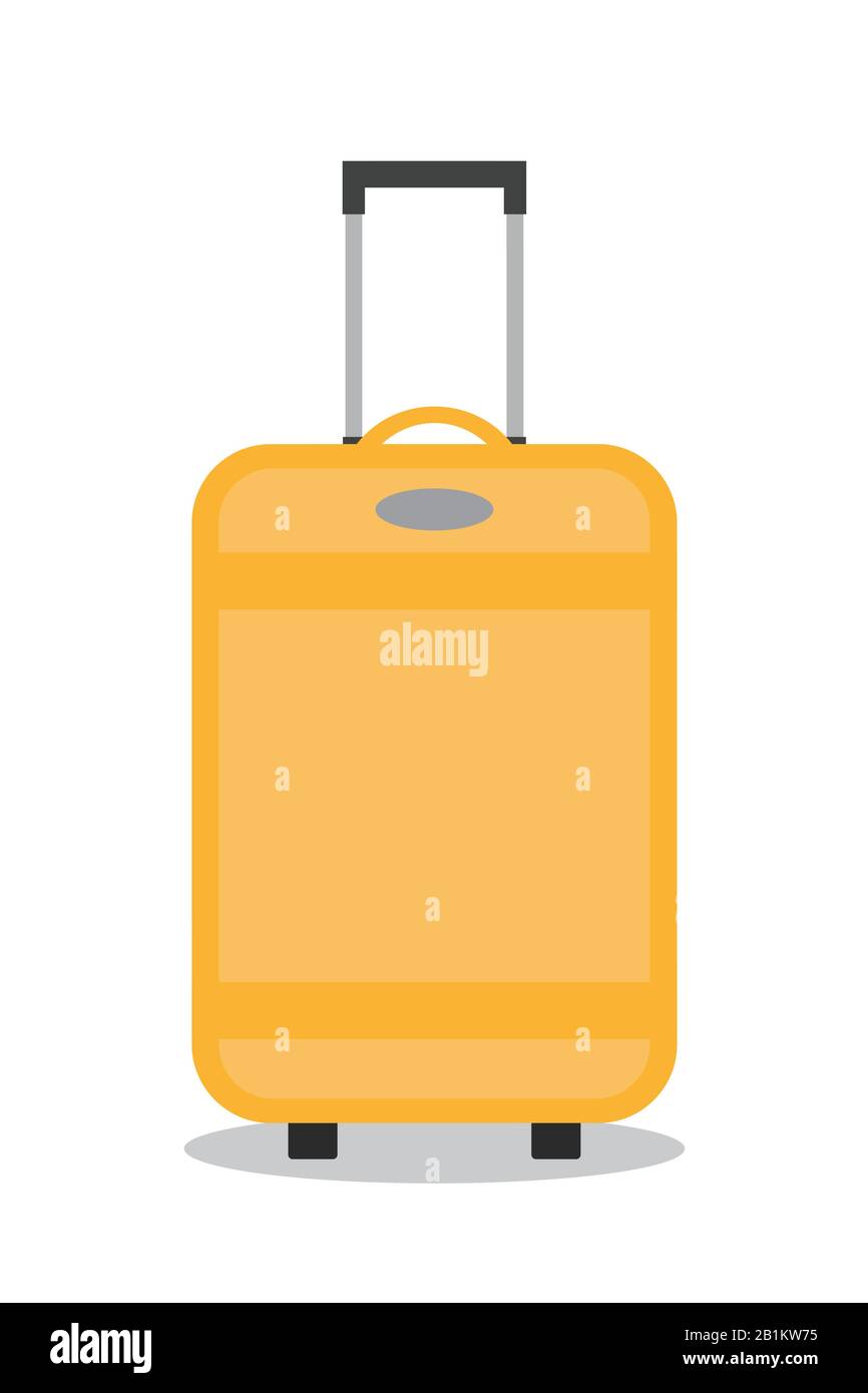 Modern suitcase icon,isolated on white background,vector illustration Stock Vector