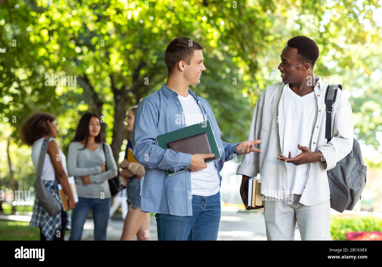 Students Having Conversation