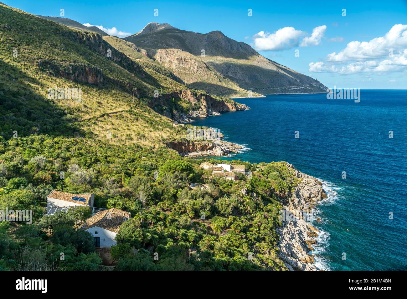Die Küste beim Naturreservat Zingaro, Sizilien, Italien, Europa coast of the Zingaro Natural