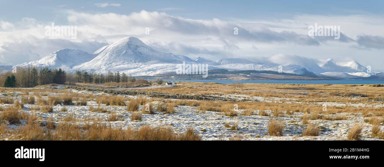 Breakish Isle of Skye, Lower Breakish and Broadford Bay Stock Photo - Alamy