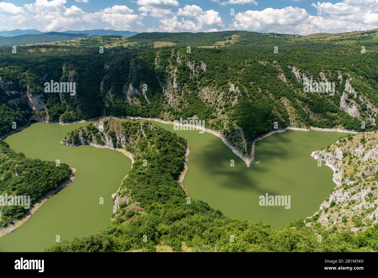 Canyon Of Uvac River With Meanders At Nature Reserve Uvac, Serbia Stock  Photo - Alamy