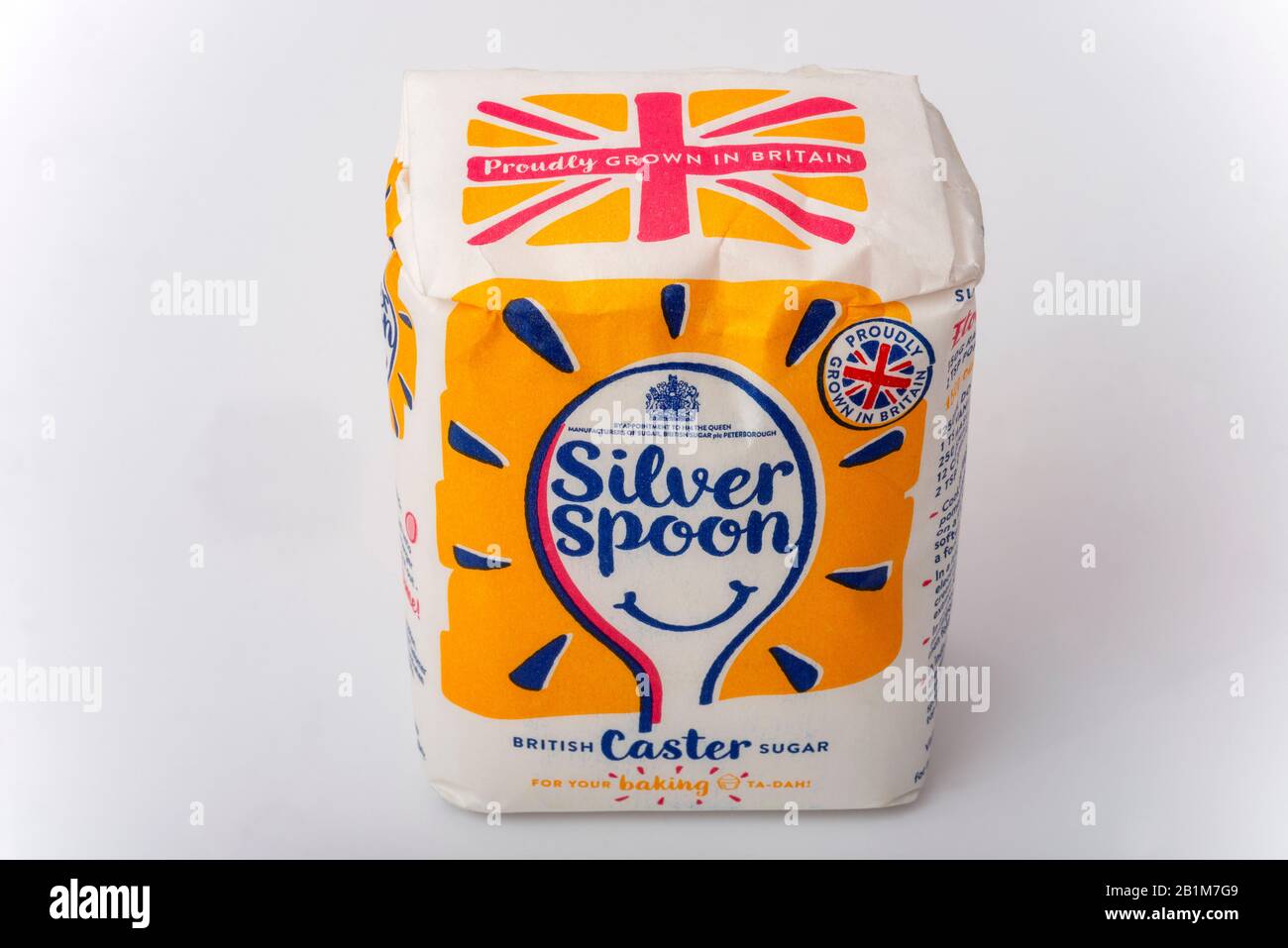 Silver Spoon British caster sugar Stock Photo Alamy