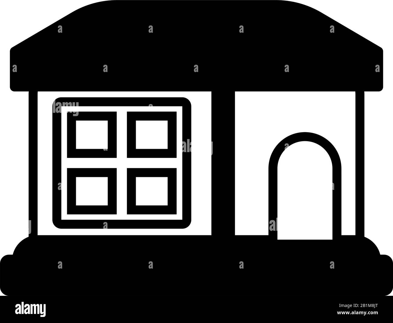 building of house on white background vector illustration design Stock ...