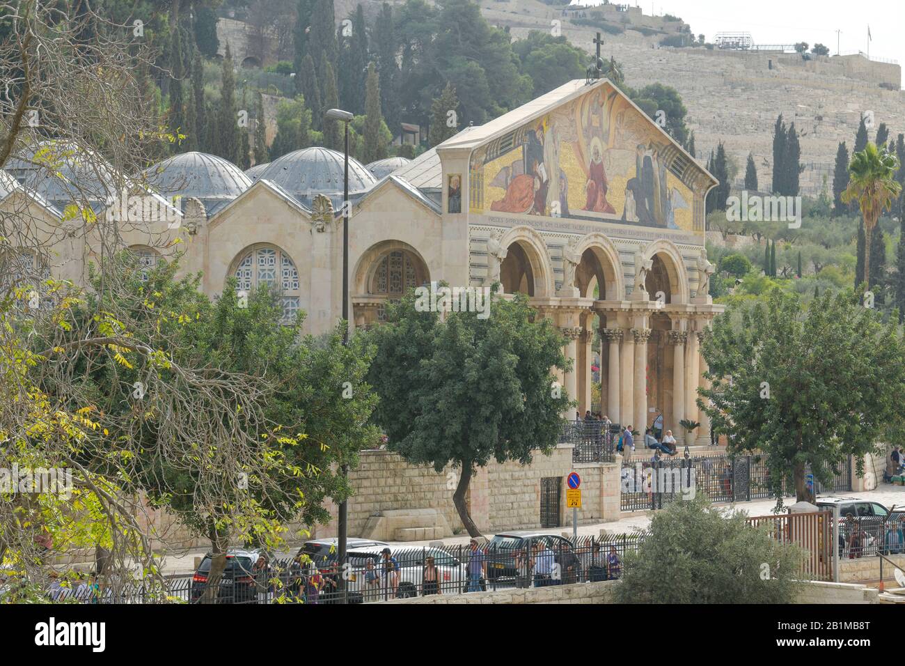 Kirche aller Nationen, Ölberg, Jerusalem, Israel Stock Photo