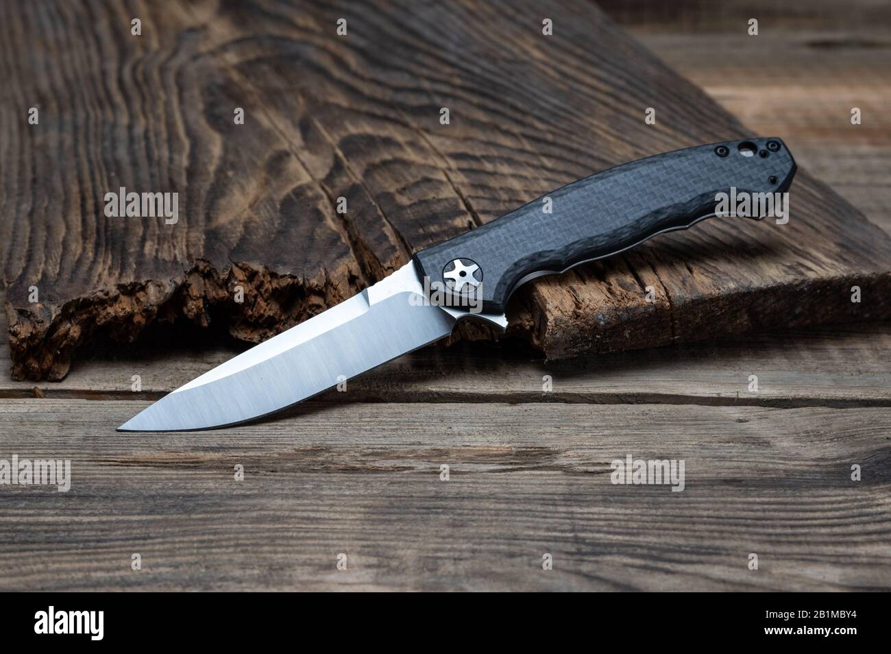 The legendary American knife. Folding elegant knife Stock Photo Alamy