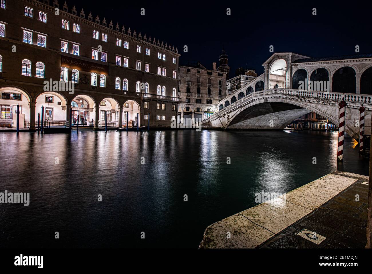 Venice night photo Stock Photo